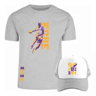 Kit Playera + Gorra Modelo Basketball Kobe Bryant 24