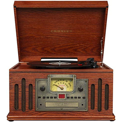 Crosley Cr704b-pa Musician Tocadiscos De 3 Velocidades Con R