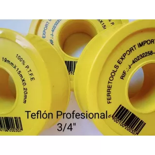 Teflon Profesional 3/4   X 15mtrsx20mm 