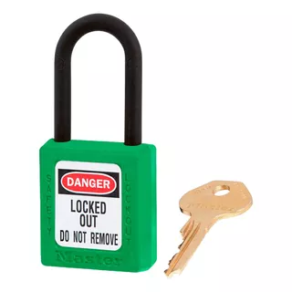 Candado De Bloqueo Dieléctrico 406 Master Lock Colores Color Verde