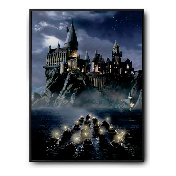 Cuadro Harry Potter - Marco De Madera Con Vidrio