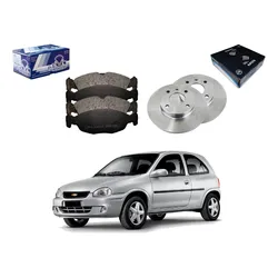  Kit Disco Pastilha Dianteiro Corsa 1.0 1997 A 2005