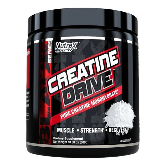 Creatine Drive Nutrex 300 Gr - Creatina Pura Monohidratada Sabor Sin sabor