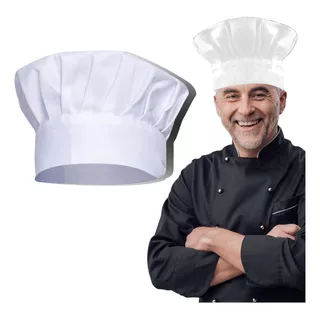 Gorro Cofia Para Cocinero Chef Unisex Ajustable
