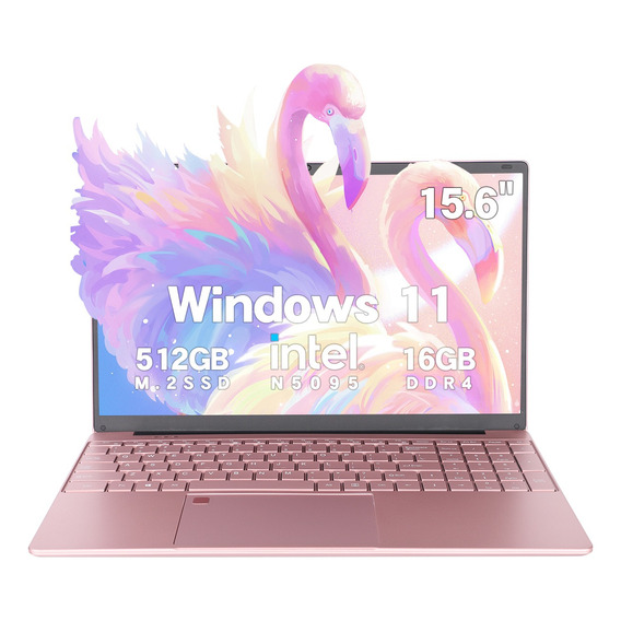 Laptop Mujer 15.6'' Intel Celeron N5095 16gb Ram 512gb Ssd