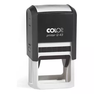 Sellos Personalizados Colop Printer Q43 4.3x4.3cm Autoentint Color De La Tinta Negro Color Del Exterior Negro