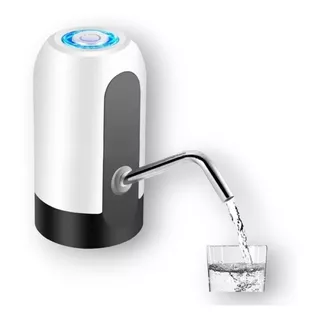Dispensador Bombin Sifon De Agua Electrico Usb Para Botellon Color Blanco