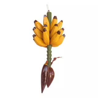 Cacho De Banana / Artesanato Em Madeira / Decoração