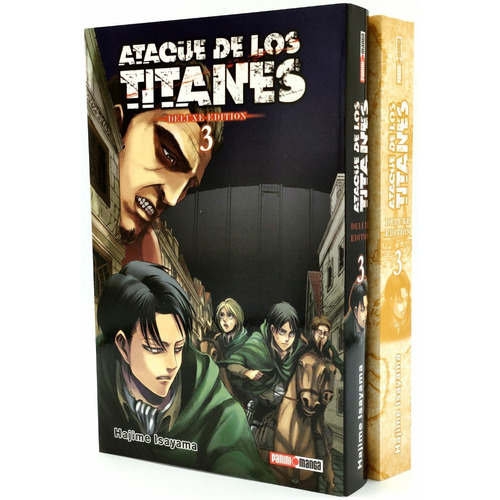 Ataque de los Titanes: Shingeki no Kyojin, De Hajime Isayama. Serie Attack On Titan, Vol. 3. Editorial Panini, Tapa Blanda, Edición 1.0 En Español, 2023