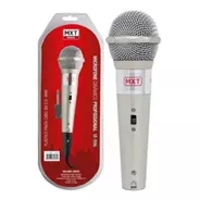 Microfone Mxt M-996 Prata Cabo 3.0m