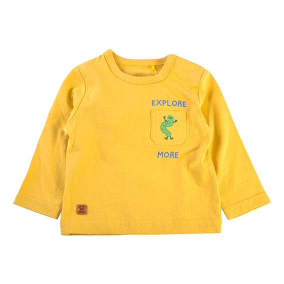 Polo M/l  Bebe Niño Amarillo