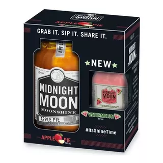 Pack Regalo Whisky Midnight Moon Apple Pie + Mini Sandia 