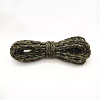 Corda Paracord 550 4mm 7 Filamentos 30m - Cor Camo Forest