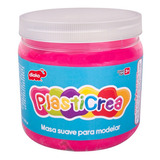 Plasticrea Masa Moldeable 1kg Didáctico Niños Color Escoger Color Rosa