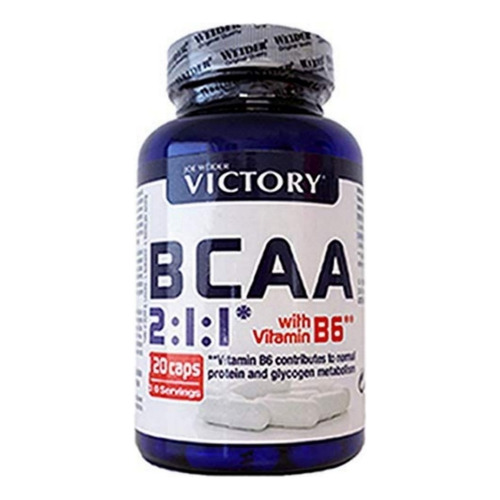 Bcaa - Aminoacidos Recuperacion 120 Capsulas Victory Sabor Sin Sabor