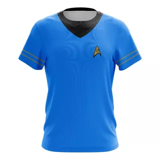 Camiseta Dry Fit Spock 1966 Star Trek Nerd Nostalgica