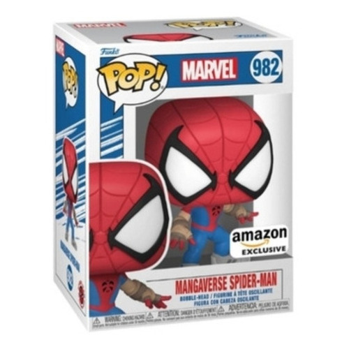 Funko Pop Mangaverse Spiderman #982 Amazon C/ Protector Pop