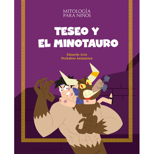 Teseo Y El Minotauro, De , Peekaboo Animation. Editorial Shackleton Kids, Tapa Blanda En Español