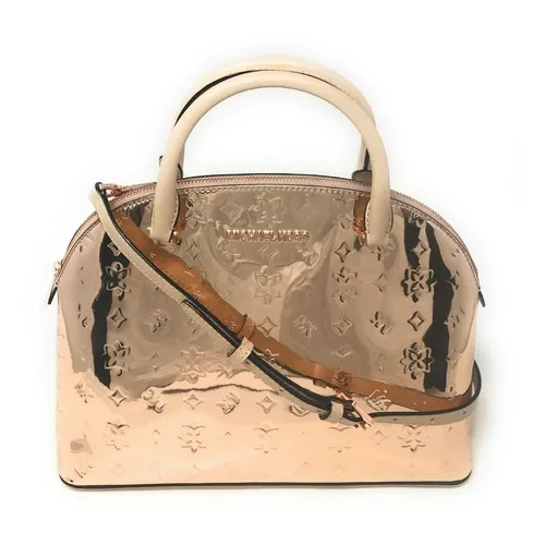 Michael kors rose gold satchel clearance