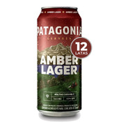 Cerveza Patagonia Amber Lager 473 Ml. Pack X12