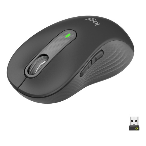 Mouse Inalambrico Logitech Signature M650 Large Grafito Color Negro