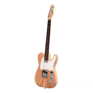 Guitarra Eléctrica Newen Tl Newen De Lenga Madera Natural Laca Poliuretánica Con Diapasón De Palo De Rosa