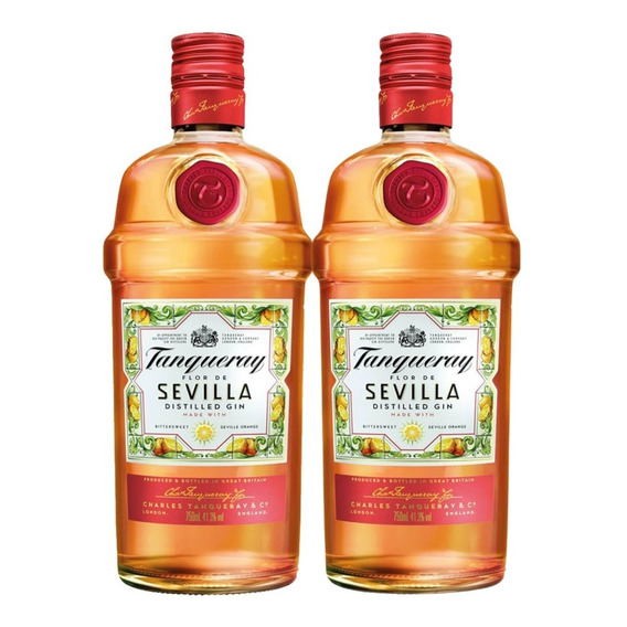 Gin Tanqueray Flor De Sevilla X 2 Botellas!. Quirino Bebidas