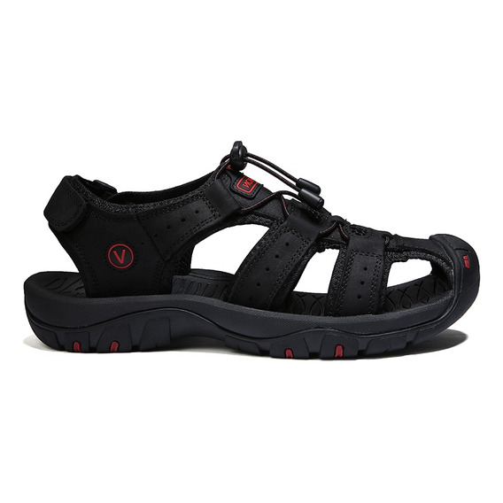 Sandalias Negras Zapatos Hombre Casual Para Playa Lnkfuu7239