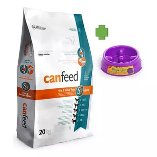 Canfeed Adultos Lb X 20 Kg + Comedero Come-lento 