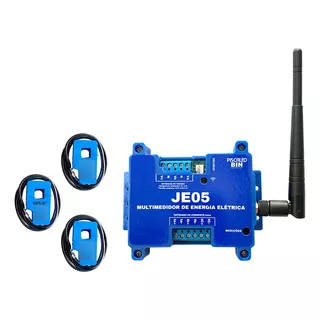 Medidor De Consumo De Energia Je05 Mqtt + 3 Sensores Sct-013