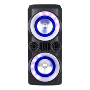Alto-falante Multilaser Neon X Sp379 Portátil Com Bluetooth Preto 110v/220v 