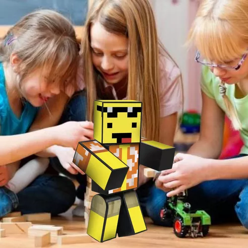 Boneco r Problems Minecraft Articulado - 25 cm Algazarra