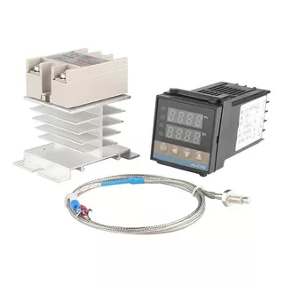 Kit Controlador Temperatura Digital Pid 40a Rex-c100 Bivolt