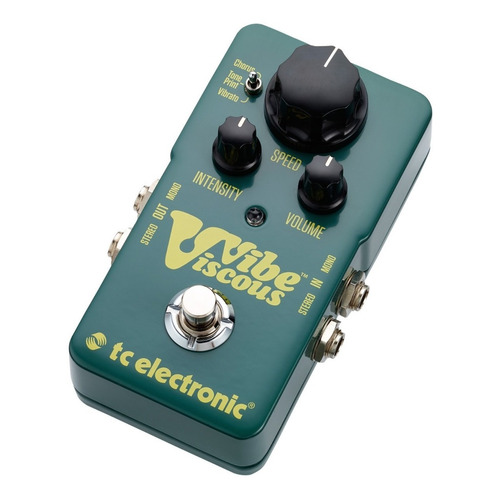 Pedal Vibrato Para Guitarra Tc Electronic Viscous Vibe Color Verde musgo