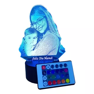 Regalo Personalizado Lámpara Led (dia De La Madre)