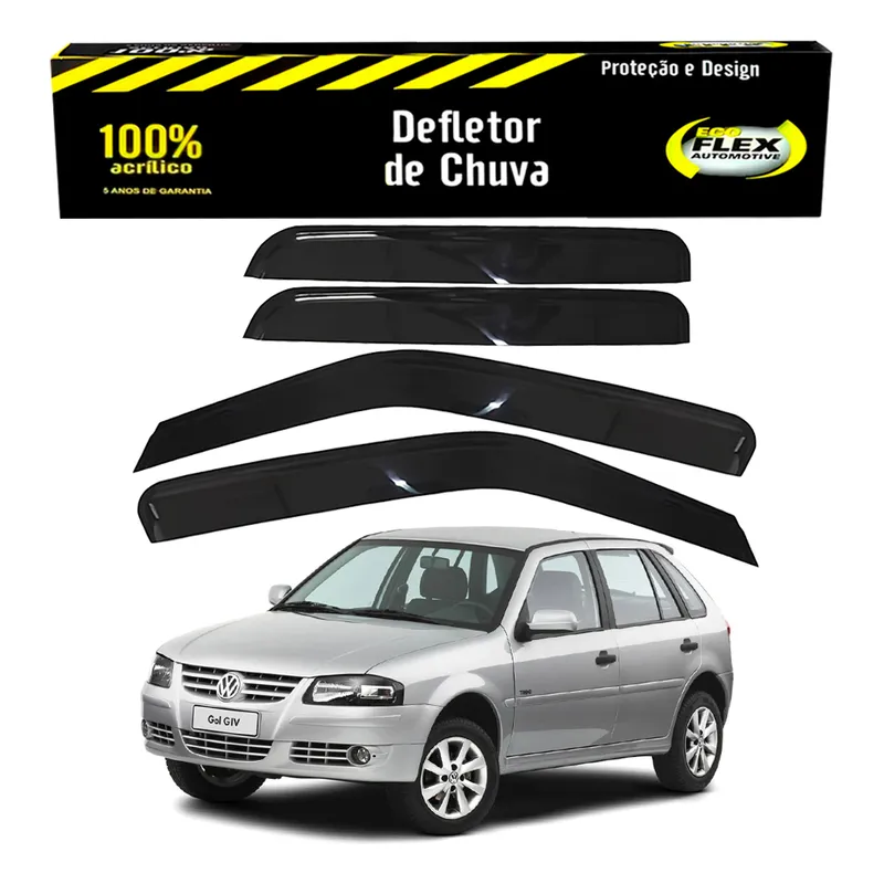 Calha Defletor Chuva Gol G4 1.6 1.8 4 Portas 2006 A 2008