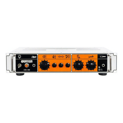 Cabezal Para Bajo Orange Ob1 500 Watts Bi Amplificado Color Blanco