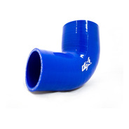 Manguera Silicona Reducción 90° 2.5´/3´ Azul Ftx Fueltech