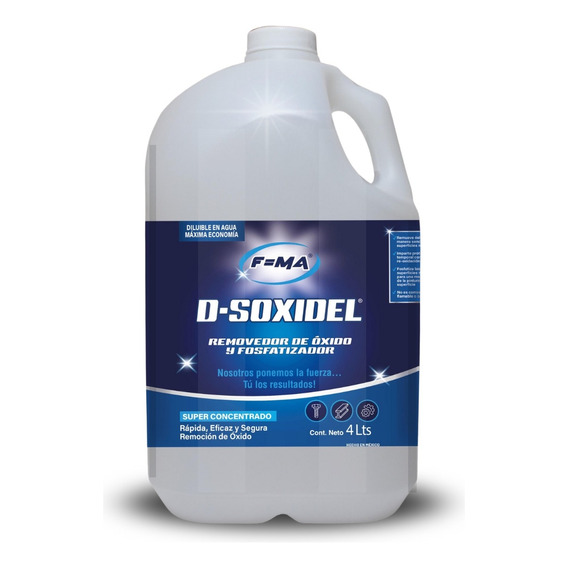 Removedor De Oxido D-soxidel 4lts ( Quita Oxido )