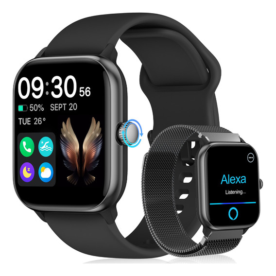 Smartwatch 1.85'' Amoled Reloj Inteligente Bluetooth Alexa