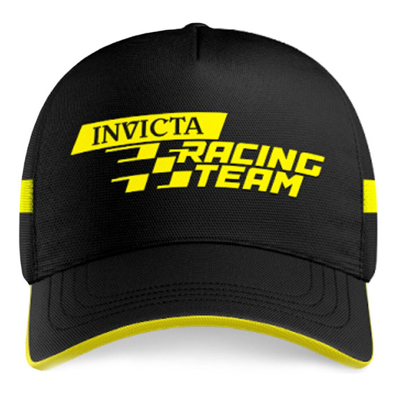 Gear - Invicta Racing Team Hat - Black\/yellow