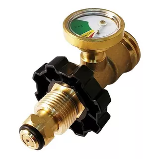 Manómetro Medidor Adaptador Para Tanque Gas Lp De 10 A 50 Kg