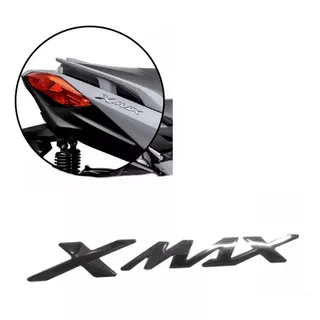 1 Emblema 3d Preto Brilhante Xmax Original Yamaha