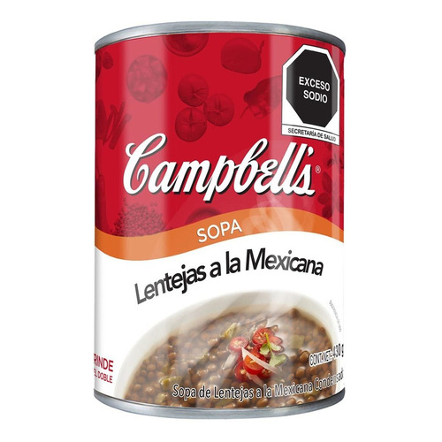 Sopa Campbell's Lentejas Mexicanas 430g