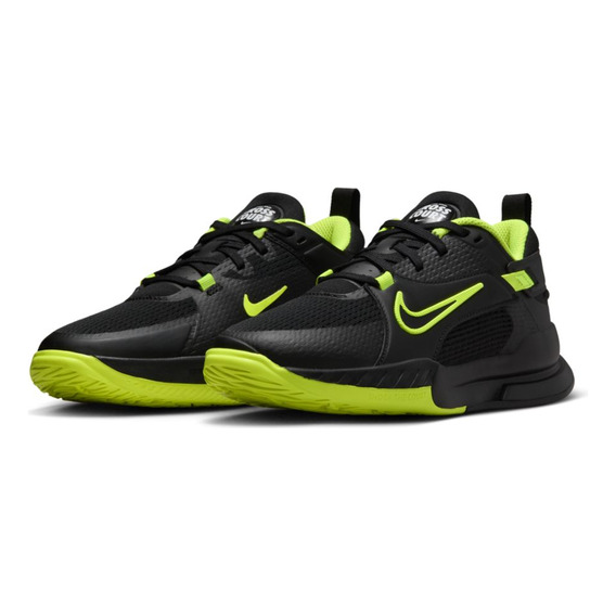 Tenis Para Niños Preescolar Nike Crosscourt Negro