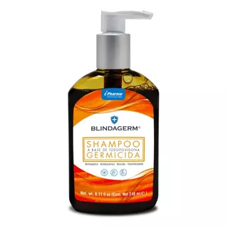 Shampoo Iodopovidona Blindagerm  240 Ml Auxiliar En Heridas