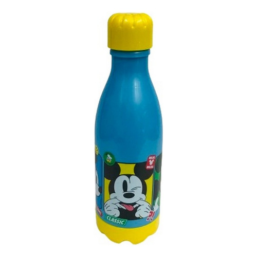 Botella De Agua Infantil Mickey Mouse Tapa Rosca
