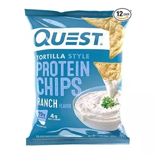 Quest Nutrition Chips| Ranch Proteína 12 Bolsas  Keto 