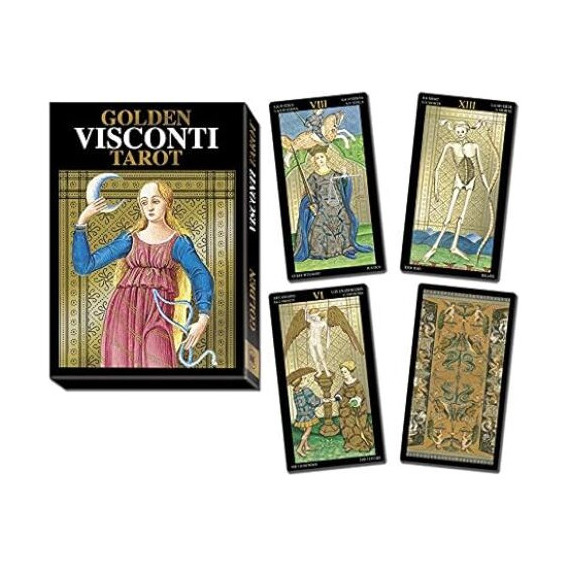 Golden Visconti Grand Trumps, De Lo Scarabeo. Editorial Llewellyn Publications En Español