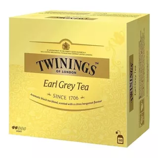 Té Twinings Earl Grey 50 Saquitos 